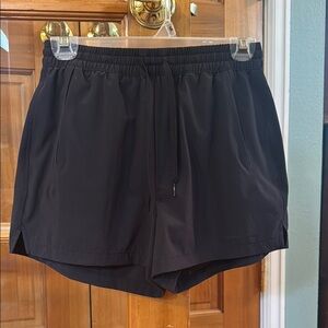 Outdoor Voices Black Athletic Shorts Lightweight Elastic Waist